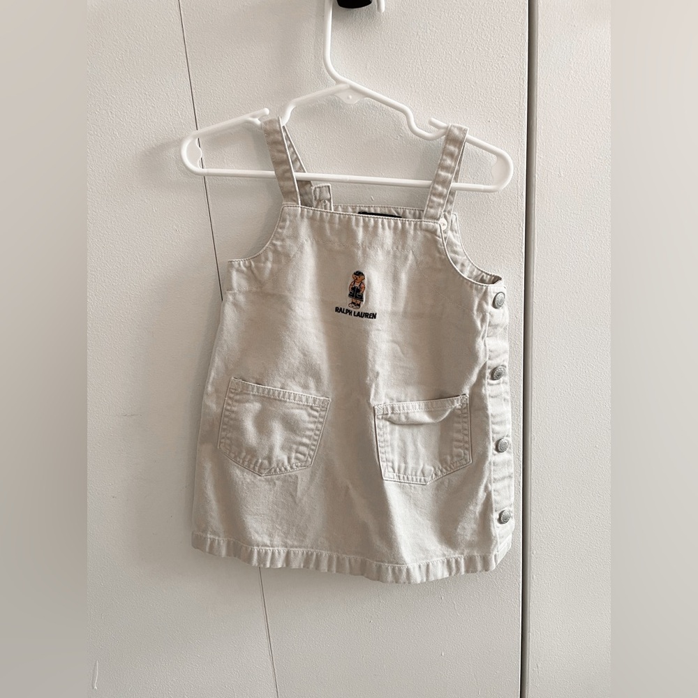 COPY - Vintage Ralph Lauren Bear Logo Khaki Dress